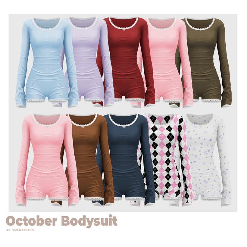 Галерея мода Ромпер October Bodysuit #1